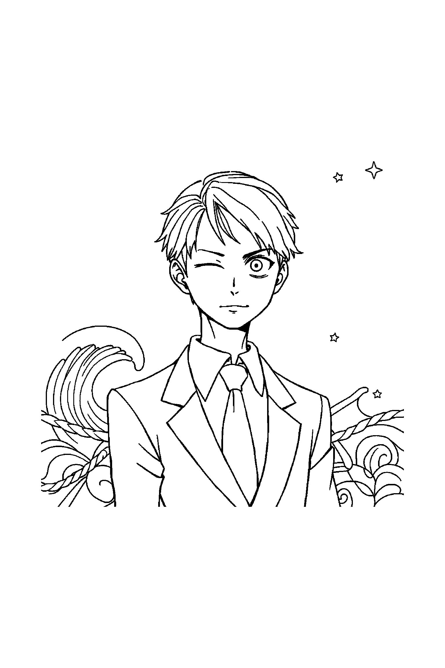 Coloriage One Piece gratuit à imprimer - Sanji prêt pour une aventure Coloriage One Piece gratuit à imprimer : Sanji prêt pour une aventure
