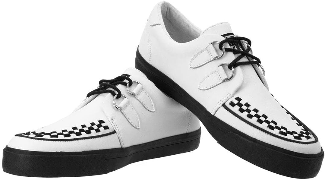 Chaussures Creeper T.U.K. à lacets en cuir et daim – Image 4