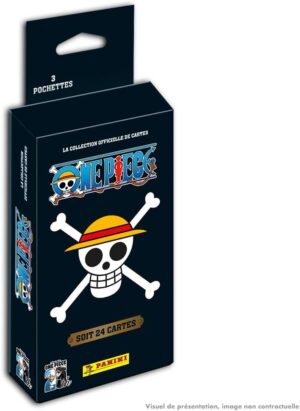 Blister Panini One Piece 25e anniversaire, 3 pochettes avec Luffy
