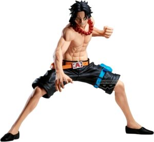 Figurine Portgas D. Ace One Piece en PVC avec support de base Banpresto 29392