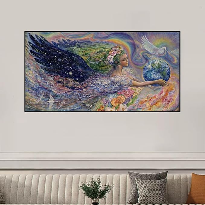Diamond Painting One Piece Terre multicolore 70*40 en mosaïque 5D – Image 2