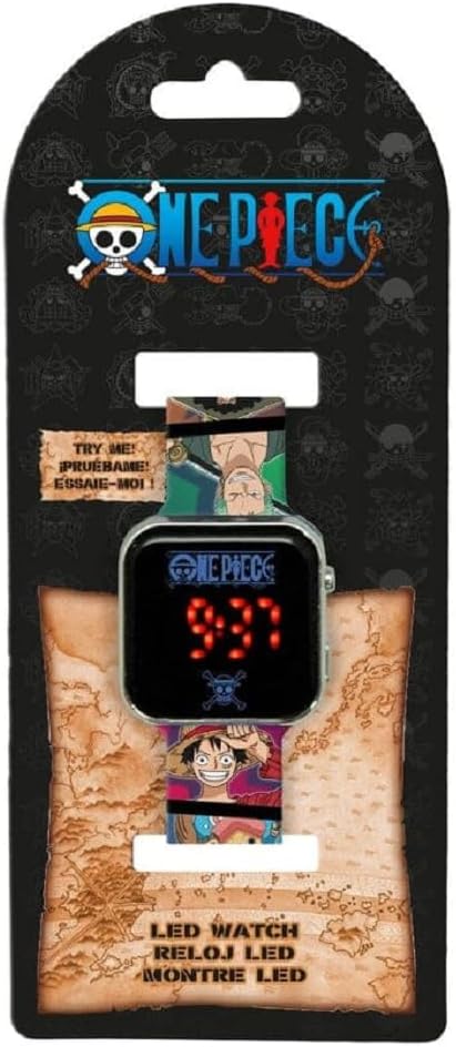 Montre numérique One Piece avec écran LED et bracelet en silicone – Image 3