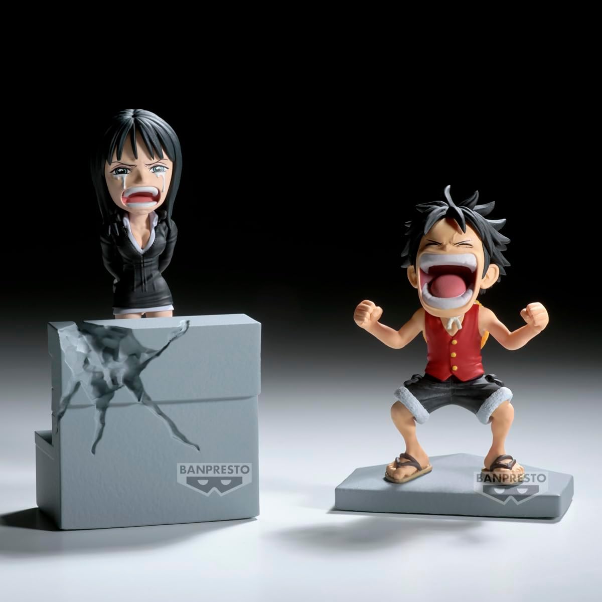Figurine One Piece Nico Robin & Monkey D. Luffy Log Stories 10 cm – Image 8