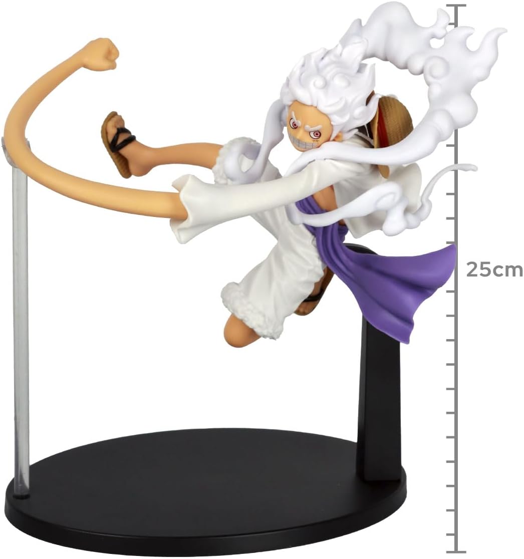 Figurine One Piece Monkey D. Luffy Gear 5 Banpresto Battle Record – Image 3