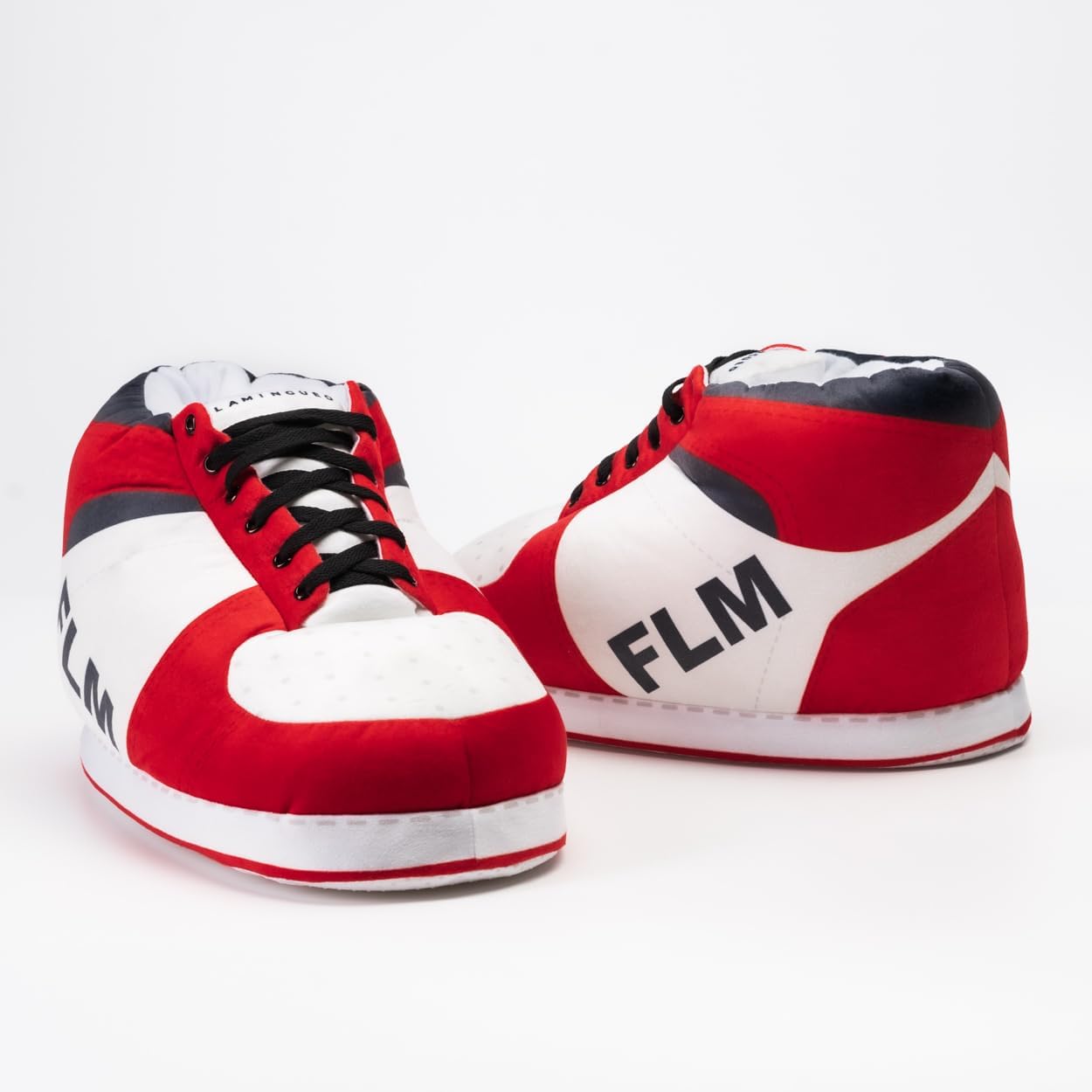 Chaussons sneakers One Piece Flamingueo rouge et blanc – Image 8