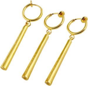 Boucles d'oreilles à clip One Piece pour cosplay