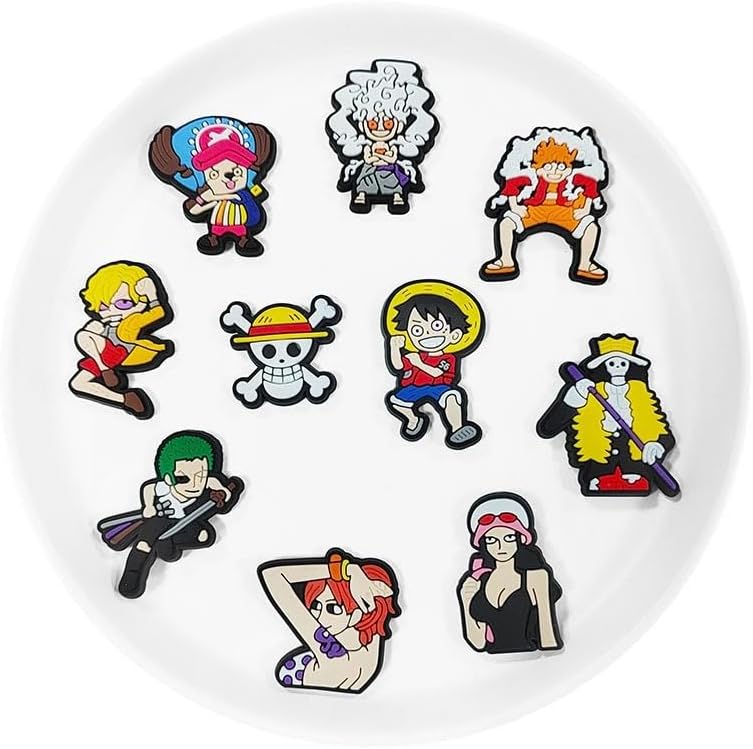 Lot de 26 pendentifs pour chaussures One Piece en PVC – Image 5