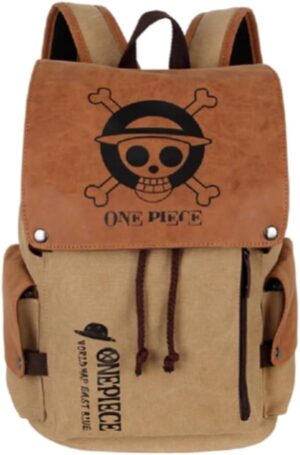 Sac à dos One Piece en toile avec compartiment ordinateur portable