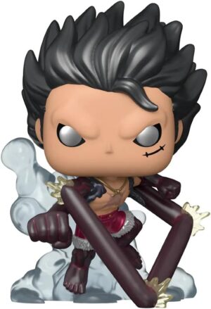 Figurine Funko Pop One Piece Luffy Snake-Man Metallic 1266 avec slip et boîte