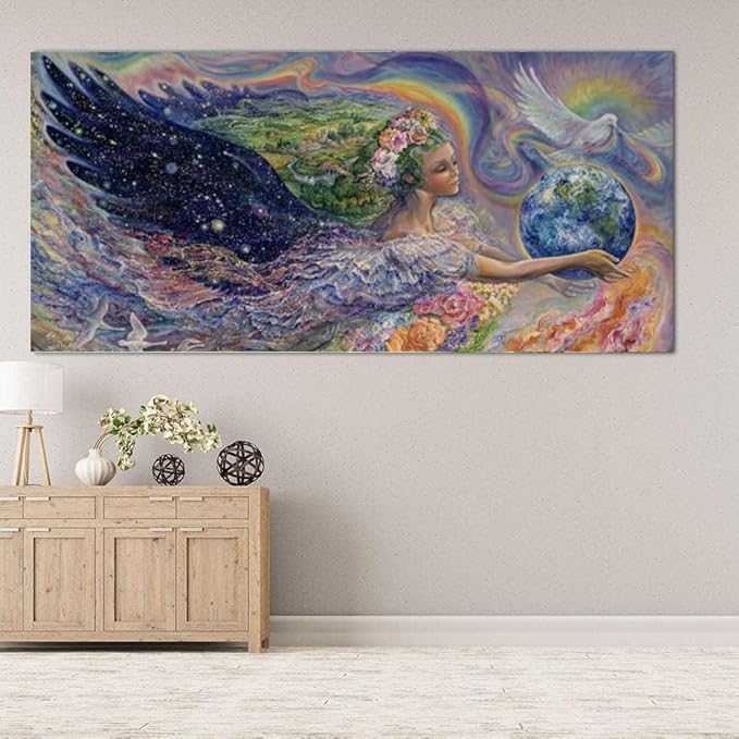 Diamond Painting One Piece Terre multicolore 70*40 en mosaïque 5D – Image 4