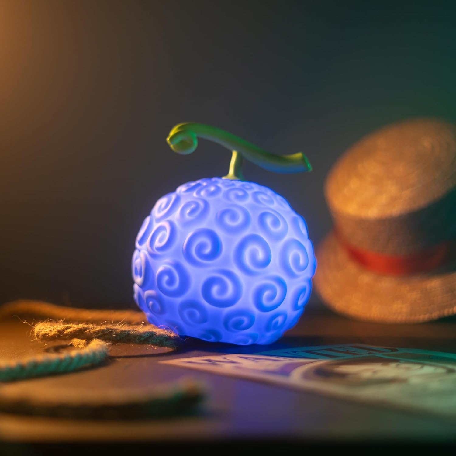 Lampe 3D One Piece Fruit du Démon violet – Image 6
