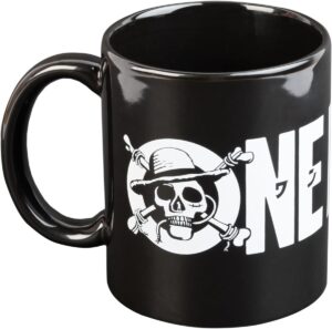 Mug One Piece en céramique noire 350 ml