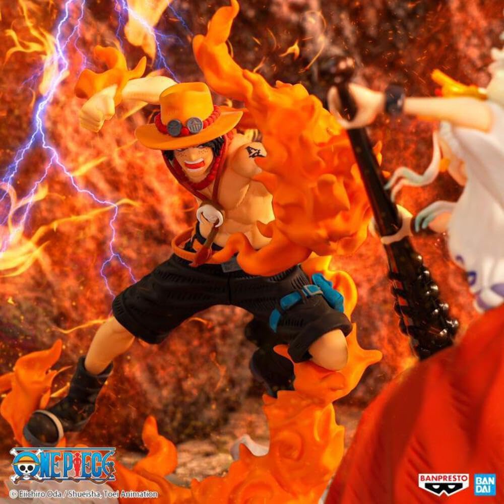 Figurine One Piece Portgas D Ace Senkozekkei 9 cm Banpresto BP19492 – Image 8