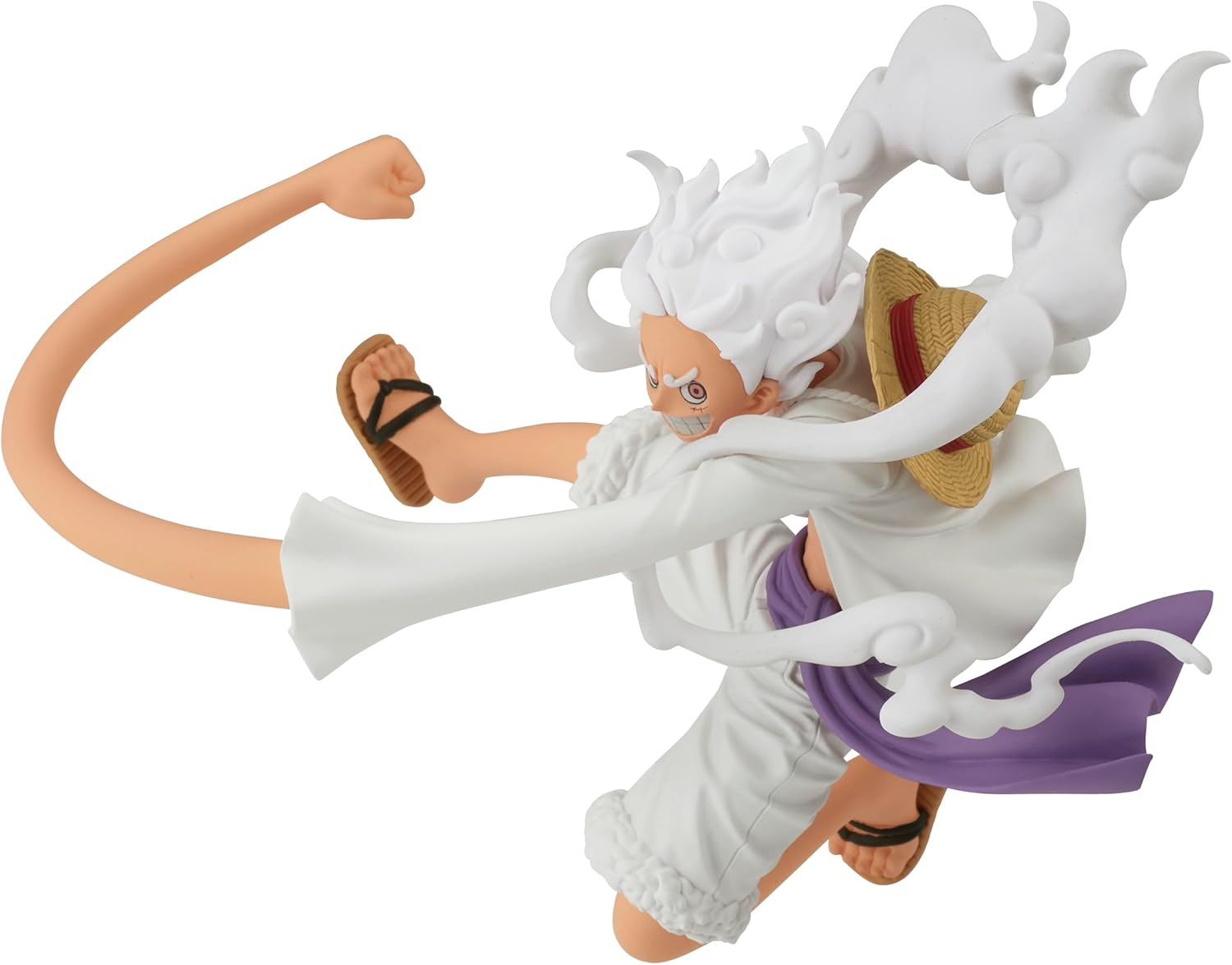 Figurine One Piece Monkey D. Luffy Gear 5 Banpresto Battle Record
