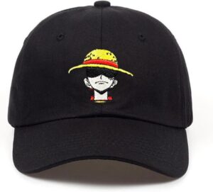 Casquette One Piece réglable avec broderie, taille M 56 cm