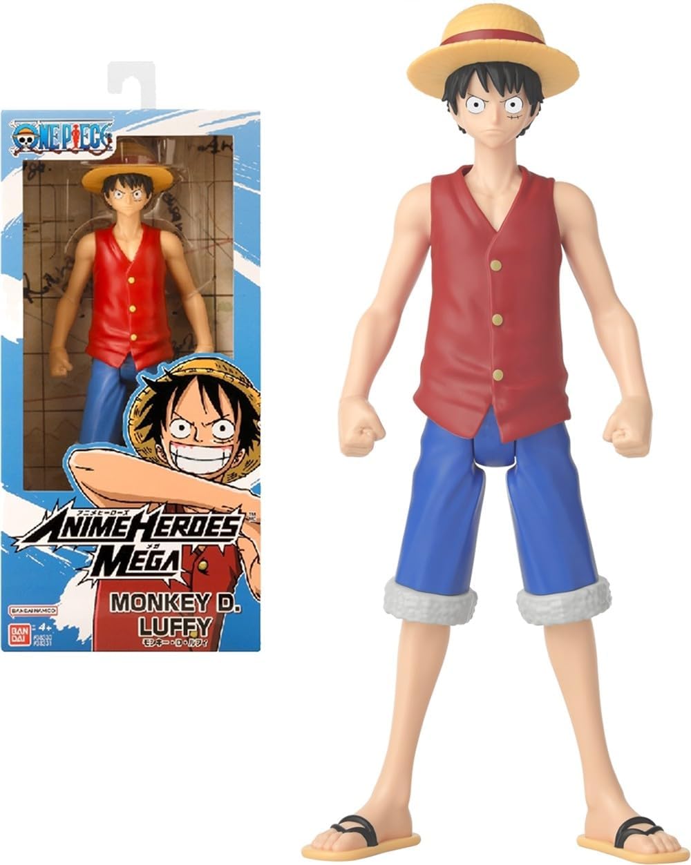Luffy Mega 30 cm Anime Heroes de Bandai - One Piece