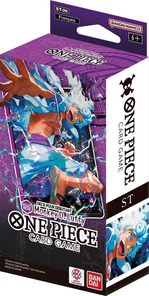 Deck ST-26 Monkey.D.Luffy Purple/Black One Piece Card Game en français avec 1 Booster OP11