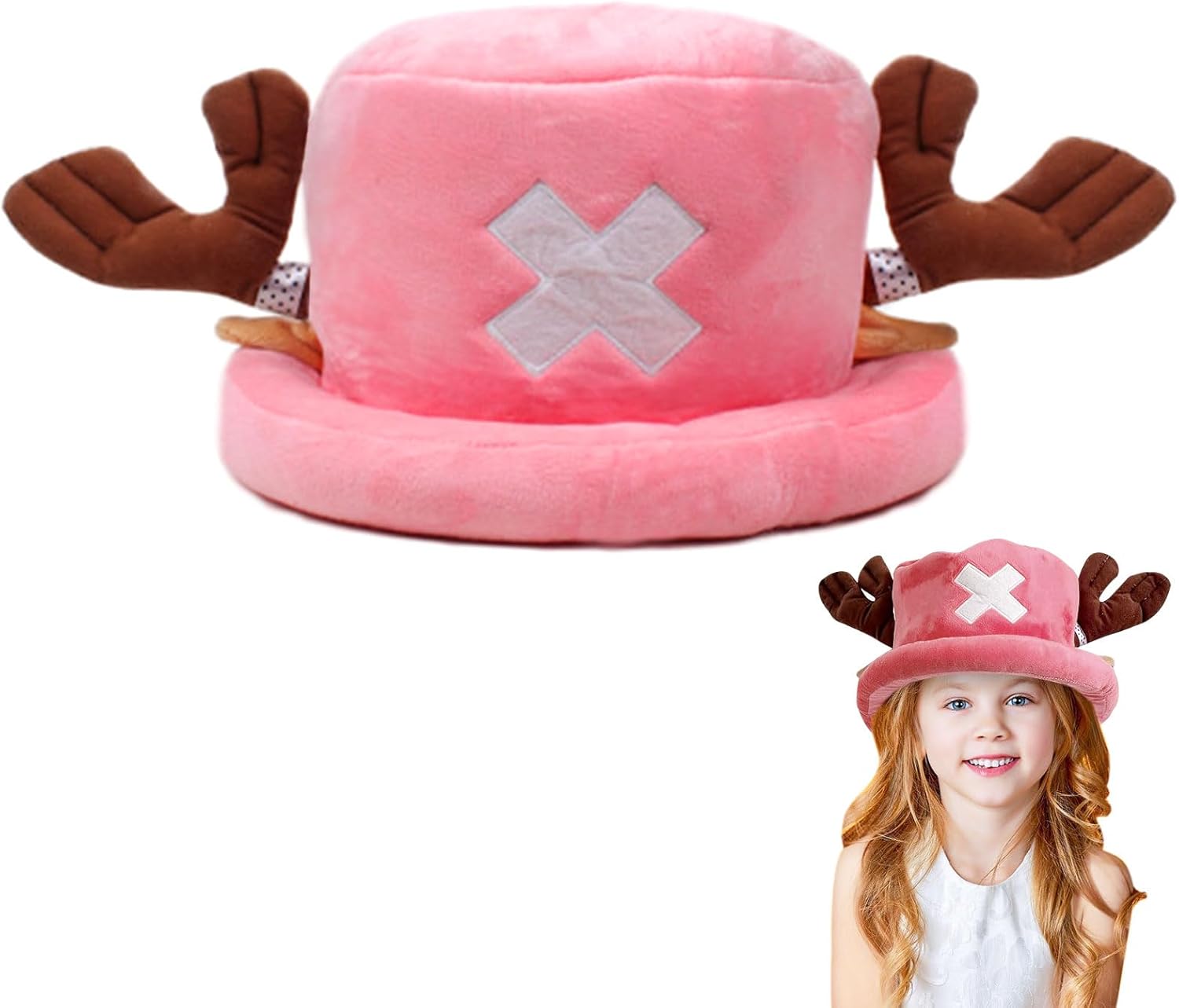 Bonnet en peluche Chopper One Piece pour adulte et enfant