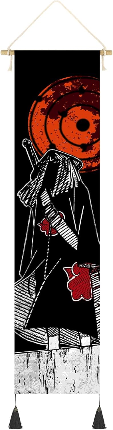 Kakemono à dérouler en tissu One Piece, Lorenor Zorro, 100 x 40 cm