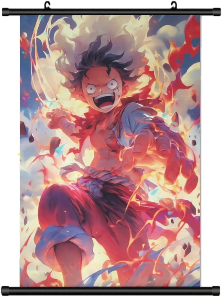 Kakemono One Piece Ruffy Gear 5 en tissu 60 x 90 cm