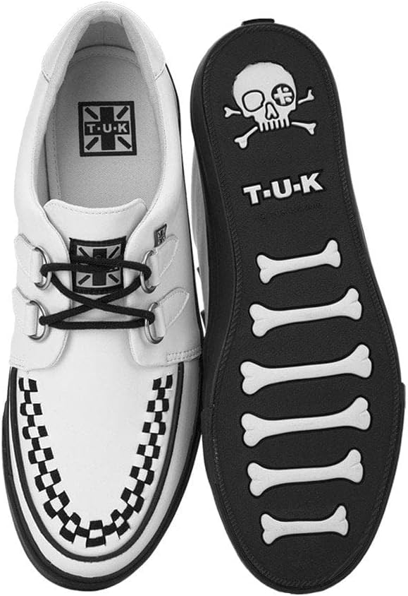 Chaussures Creeper T.U.K. à lacets en cuir et daim – Image 5