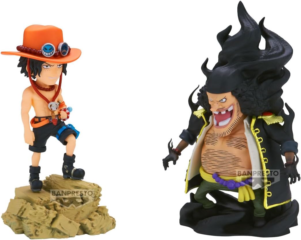 Figurine One Piece Portgas D. Ace vs Marshall D. Teach Log Stories 8 cm