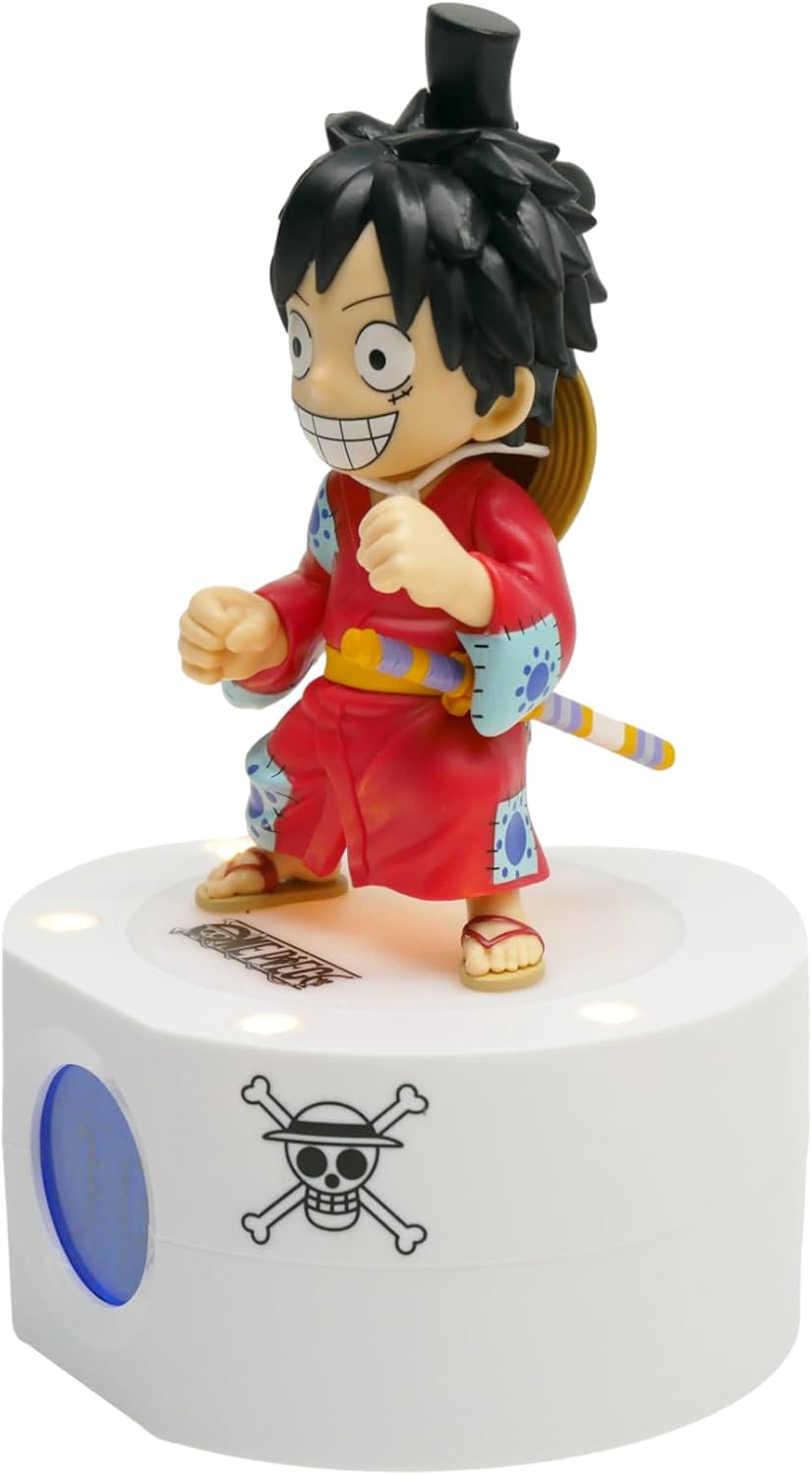 Réveil lumineux Luffy One Piece bleu rouge noir USB ou piles 811638 – Image 5