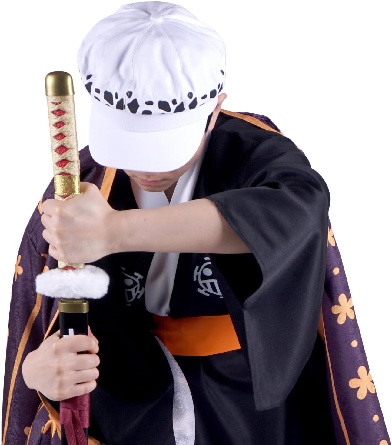 Bonnet ballon blanc Trafalgar D. Law One Piece après le saut du temps – Image 6