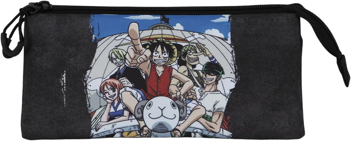 Trousse triple One Piece Pirates FAN 2.0 bleue – Image 2