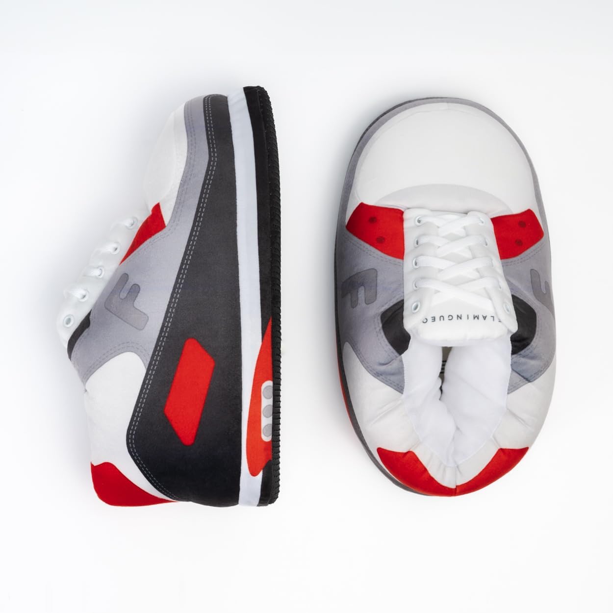 Chaussons One Piece Flamingueo rouge et noir taille unique – Image 2