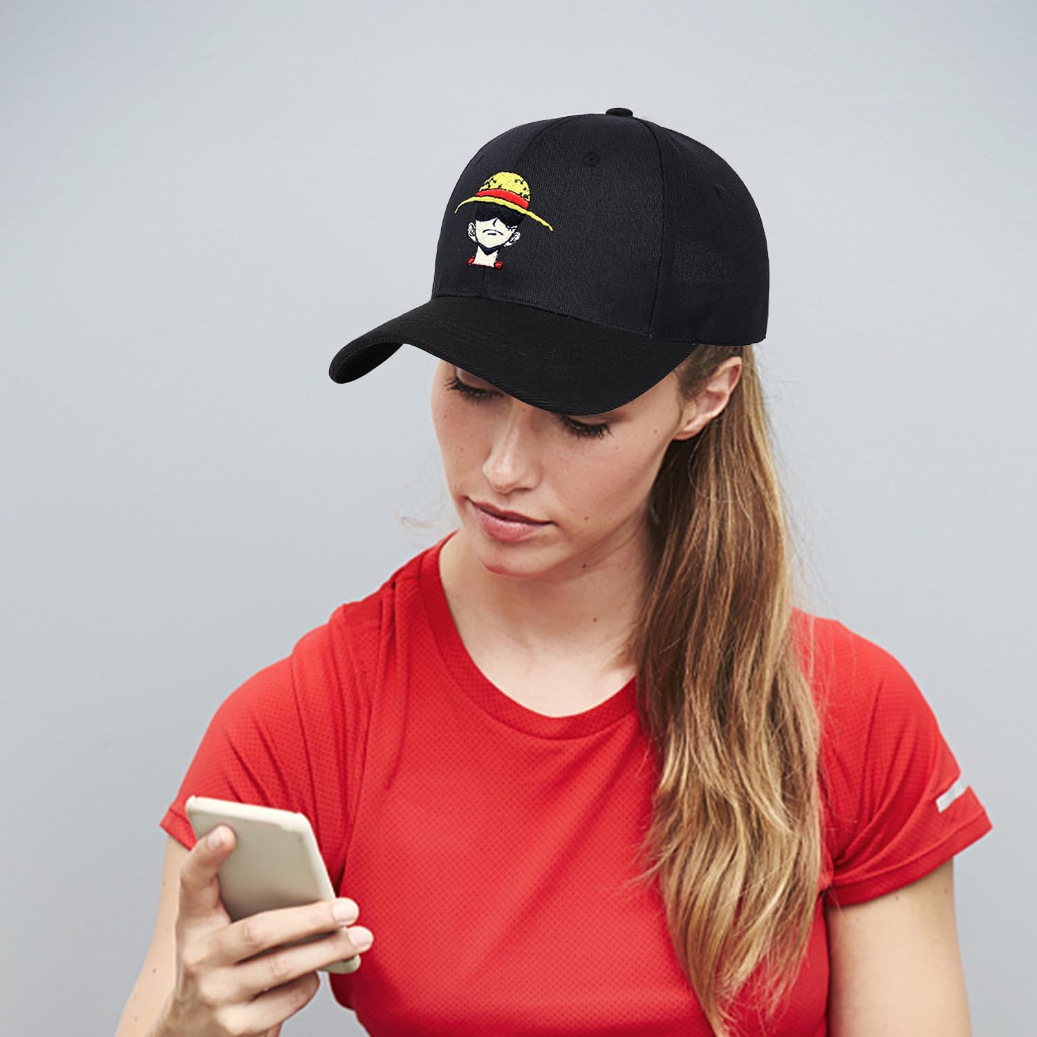 Casquette One Piece réglable avec broderie, taille M 56 cm – Image 7