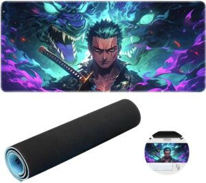 Tapis de bureau XL Zorro One Piece 80 x 30 cm