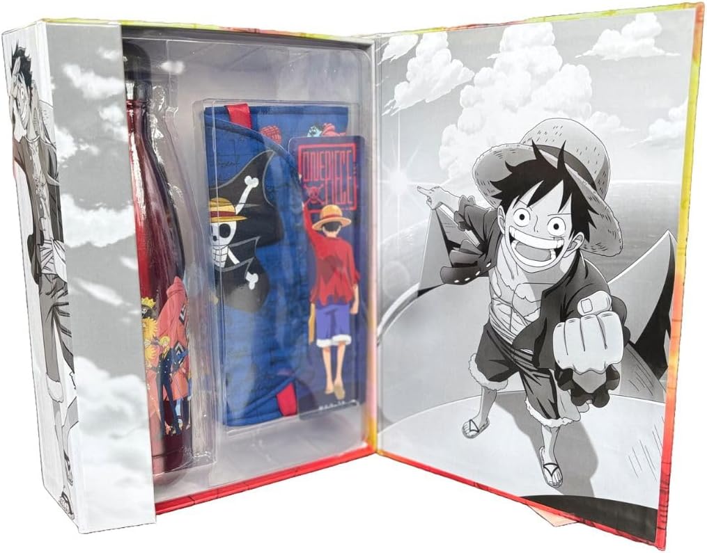 Coffret One Piece avec bouteille isotherme, protection manga et boîte décorative – Image 6