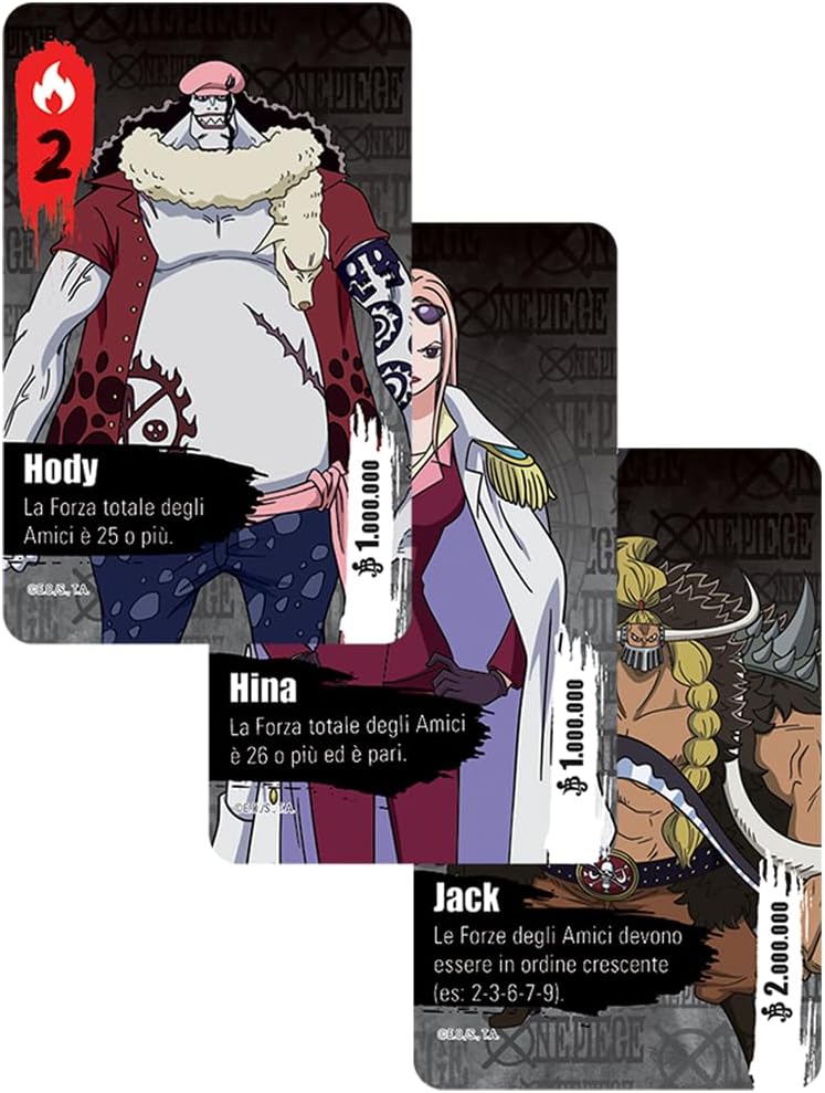 Jeu de cartes coopératif One Piece Nakama Amis & Ennemis, édition en italien, 1 à 5 joueurs, 10+ – Image 6