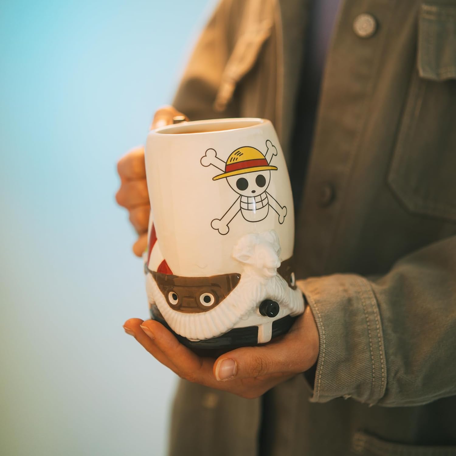 Chope à bière One Piece Merry en céramique 750 ml – Image 4