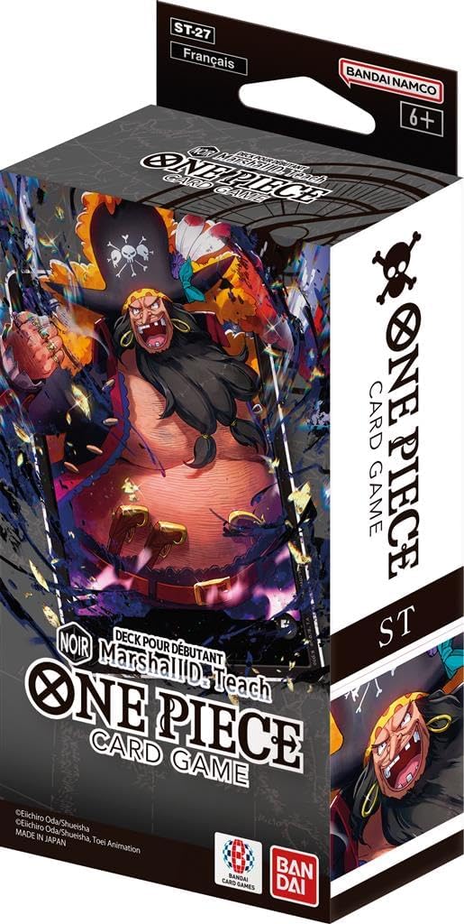 One Piece Card Game ST-27 Marshall.D.Teach avec 1 booster OP11