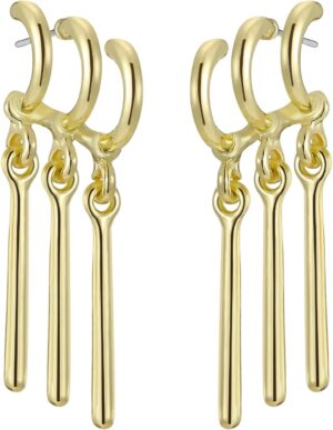 Boucles d’oreilles Zoro One Piece en alliage couleur or