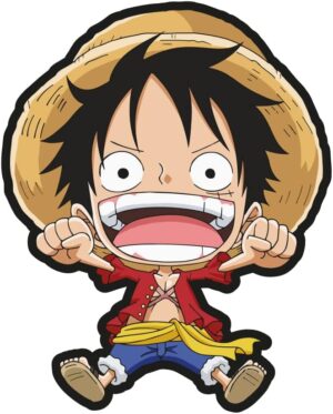 Coussin One Piece 3D Monkey D. Luffy 35 cm