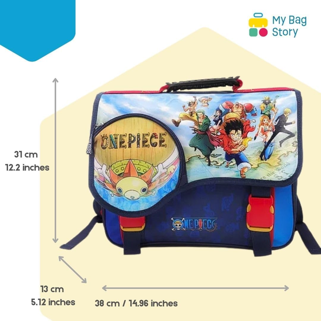 Cartable garçon One Piece 2 compartiments 38x31x13 cm – Image 2