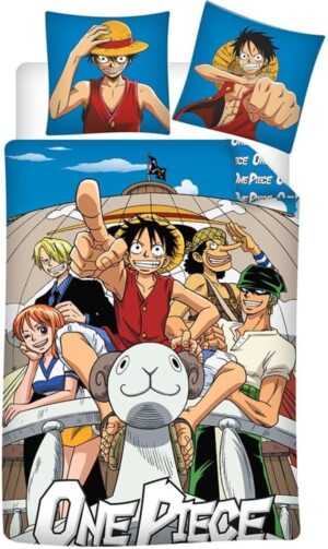 Parure de lit One Piece réversible en polycoton pour 1 personne