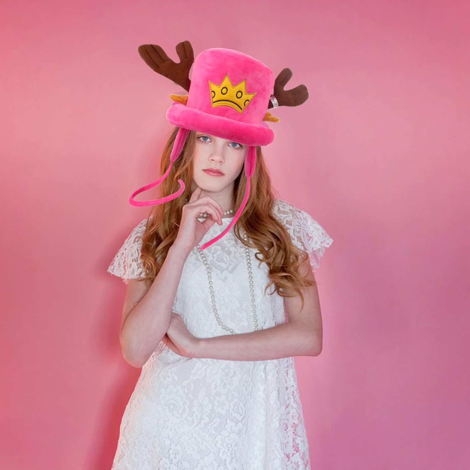 Casquette cosplay One Piece Tony Chopper en peluche – Image 4