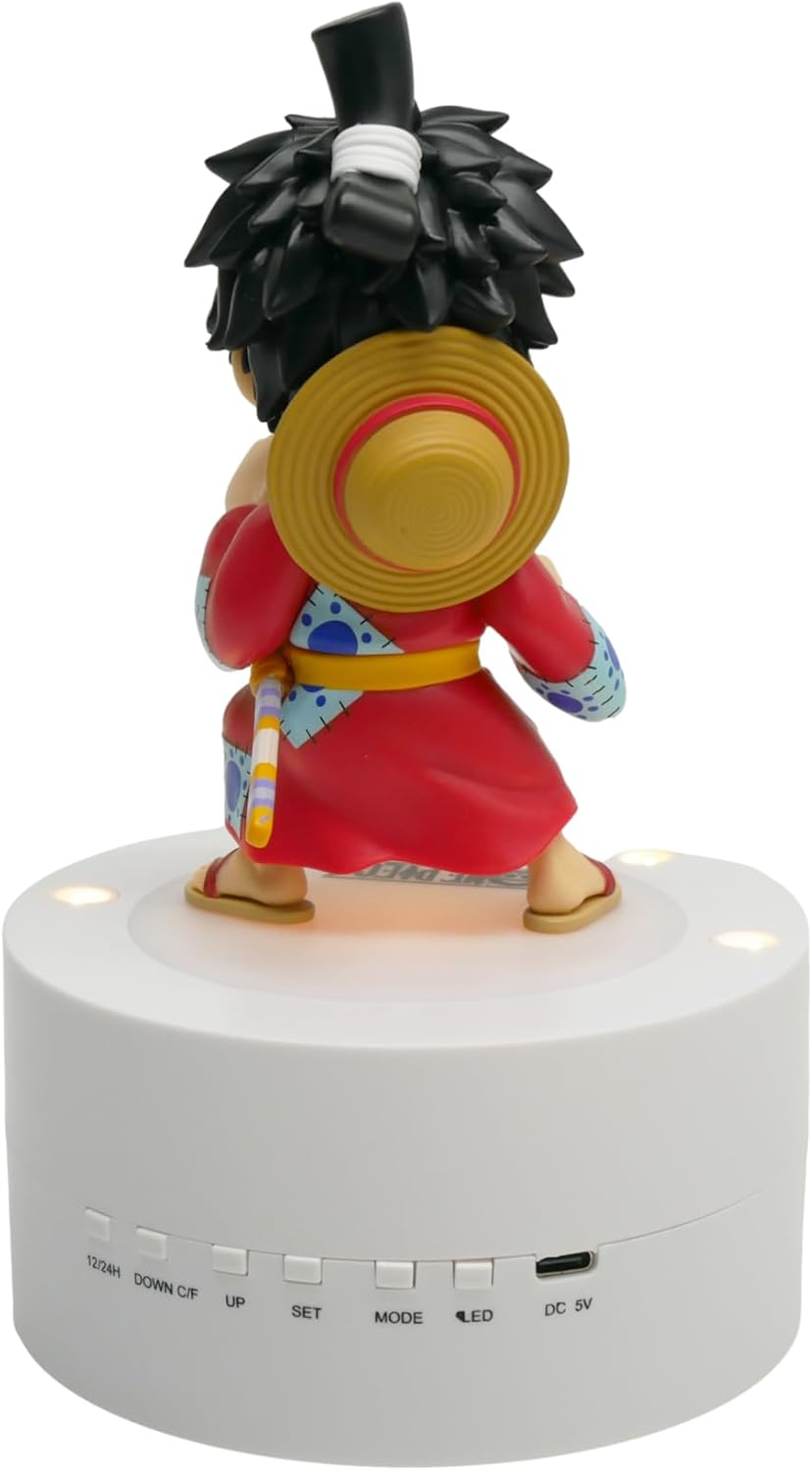 Réveil lumineux Luffy One Piece bleu rouge noir USB ou piles 811638 – Image 4
