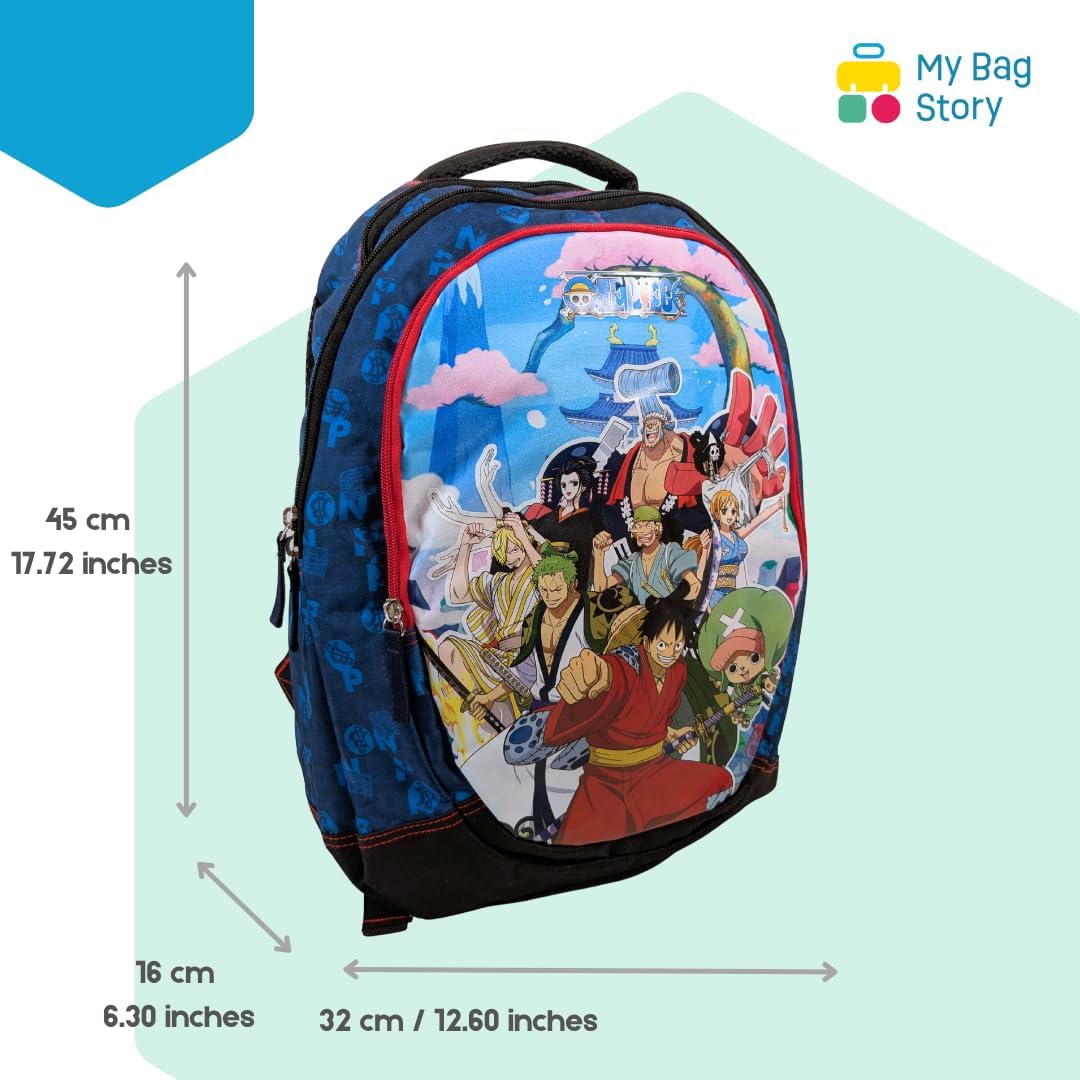 Sac à dos One Piece 45 x 32 x 16 cm avec 2 compartiments et poche avant – Image 2
