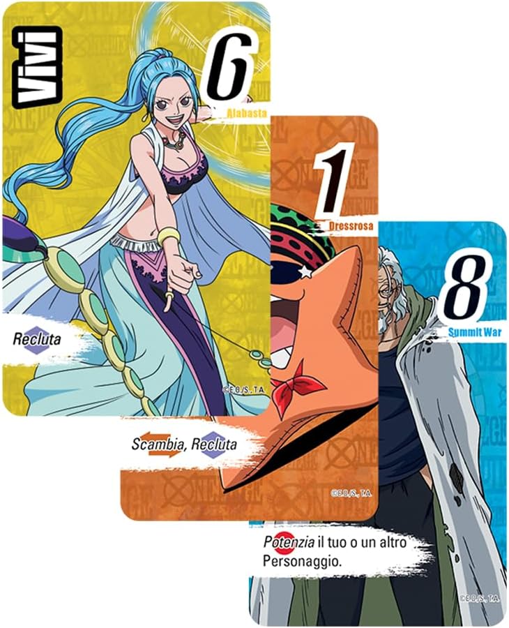 Jeu de cartes coopératif One Piece Nakama Amis & Ennemis, édition en italien, 1 à 5 joueurs, 10+ – Image 5