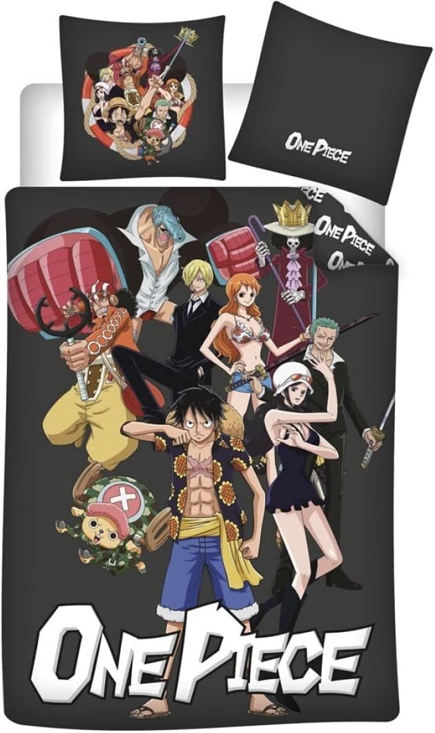 Parure de lit réversible One Piece Team 140x200 cm en 100% Microfibre
