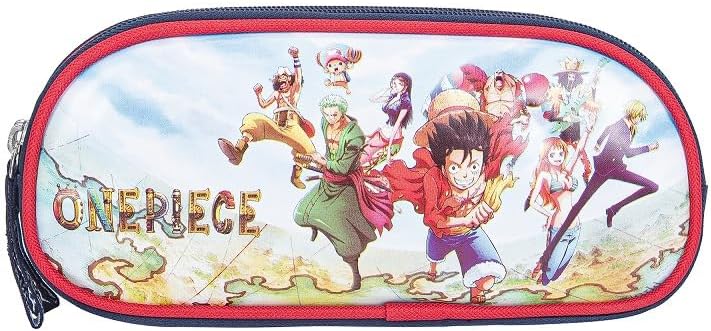 Trousse One Piece rectangulaire à 2 compartiments, 22 x 6 x 11 cm