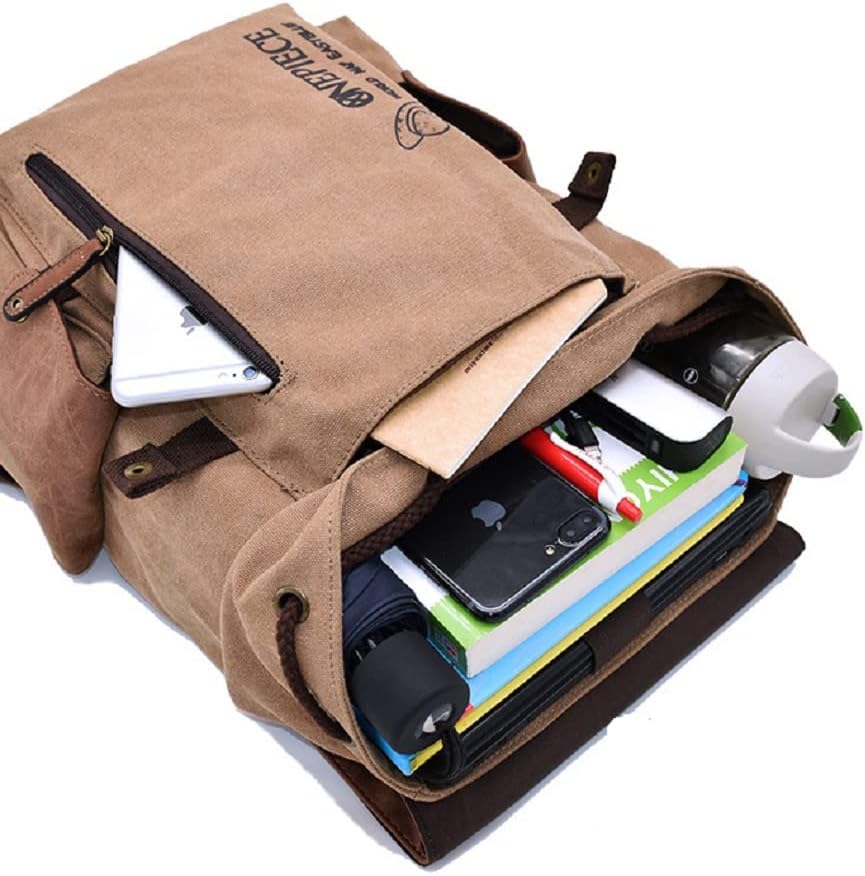 Sac à dos One Piece en toile avec compartiment ordinateur portable – Image 4