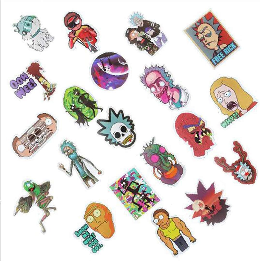 Pack de 50 autocollants One Piece vinyliques imperméables Cartoon Design – Image 2