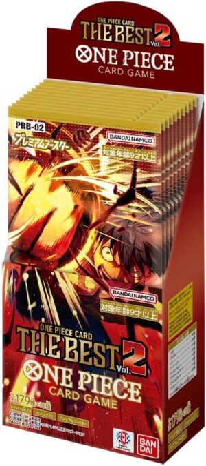 Boîte Booster One Piece Card Game The Best Vol.2 PRB-02, 10 packs japonais