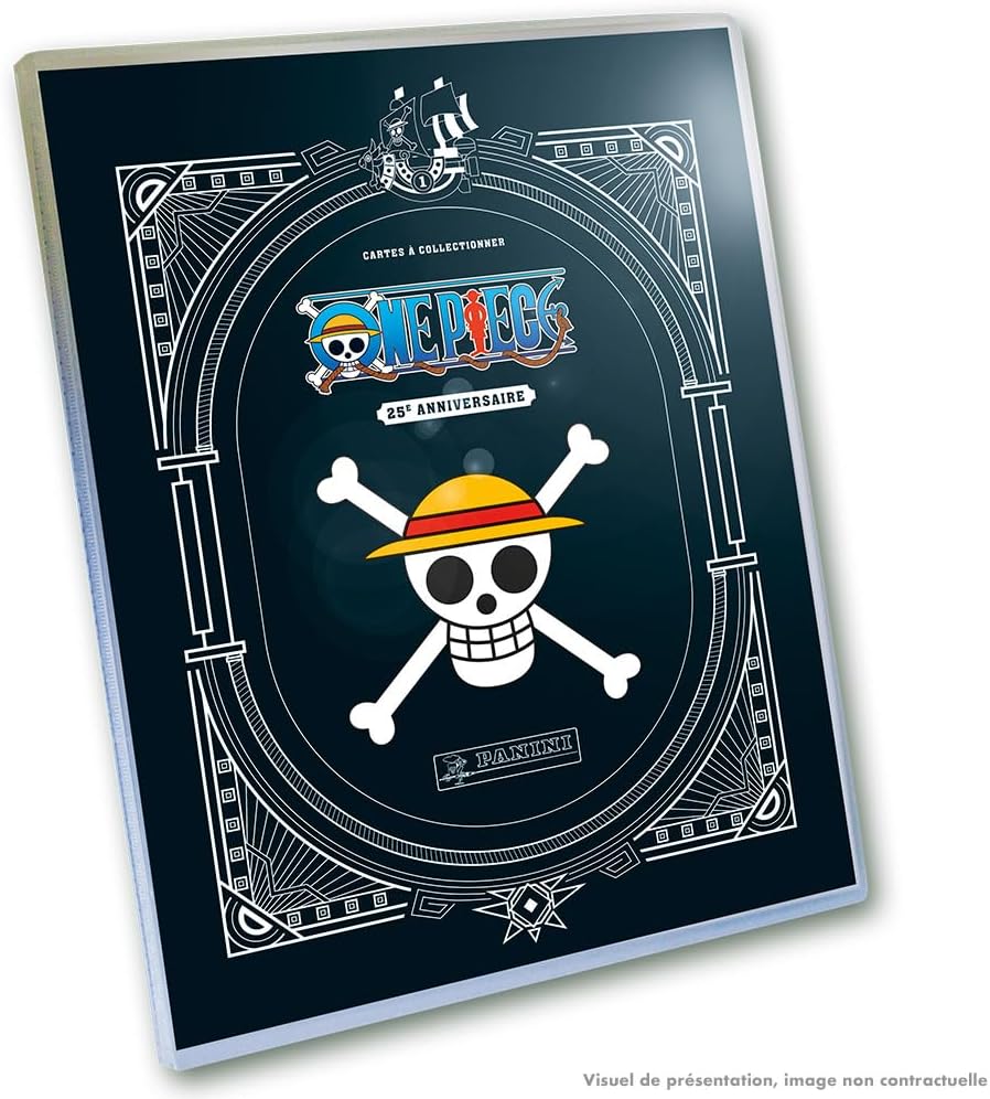 Starter Pack One Piece 25e Anniversaire Panini avec classeur et carte limitée Luffy – Image 2